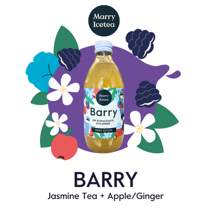 Barry Jasmine Tea + Apple (330ml)
